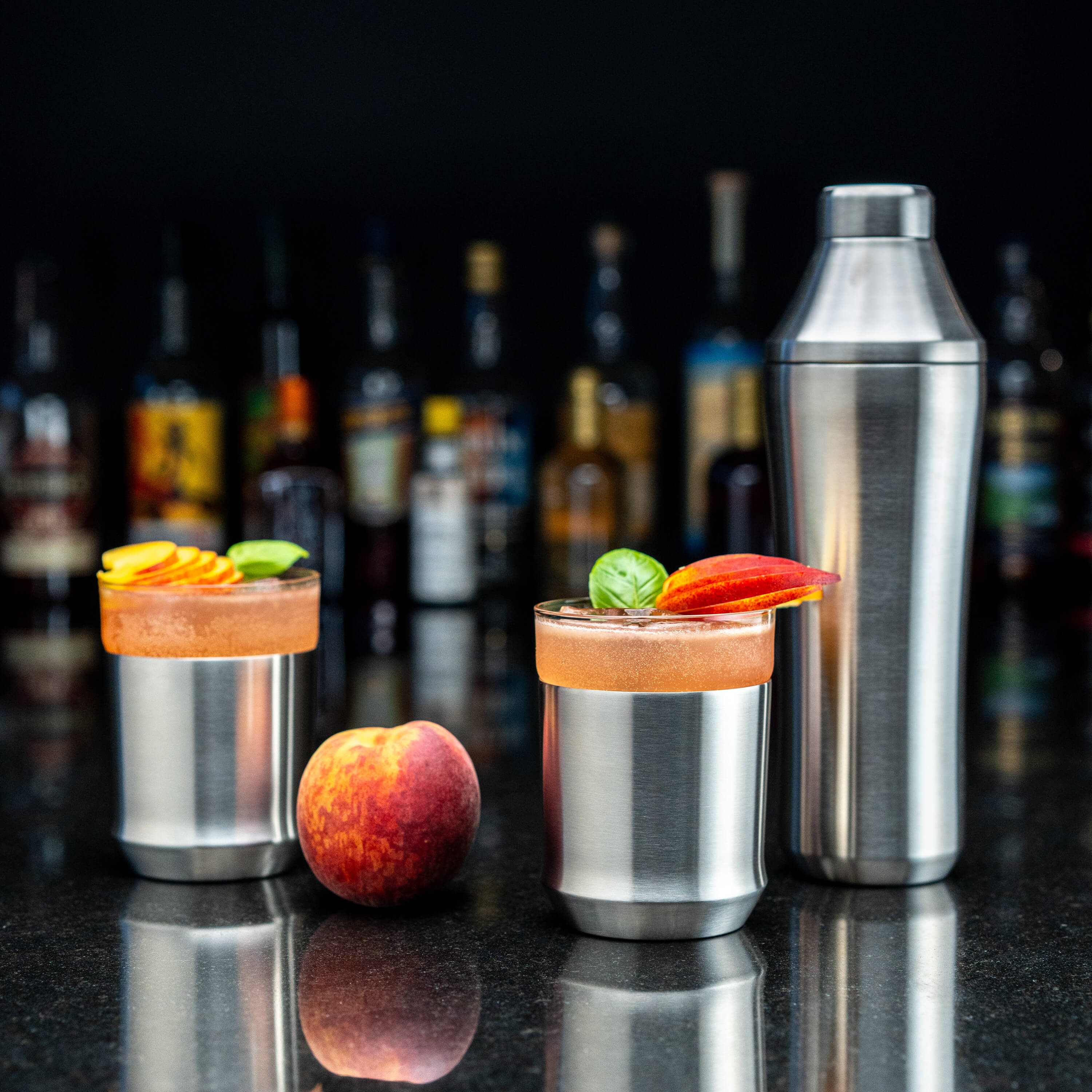 Bourbon Peach Smash Recipe