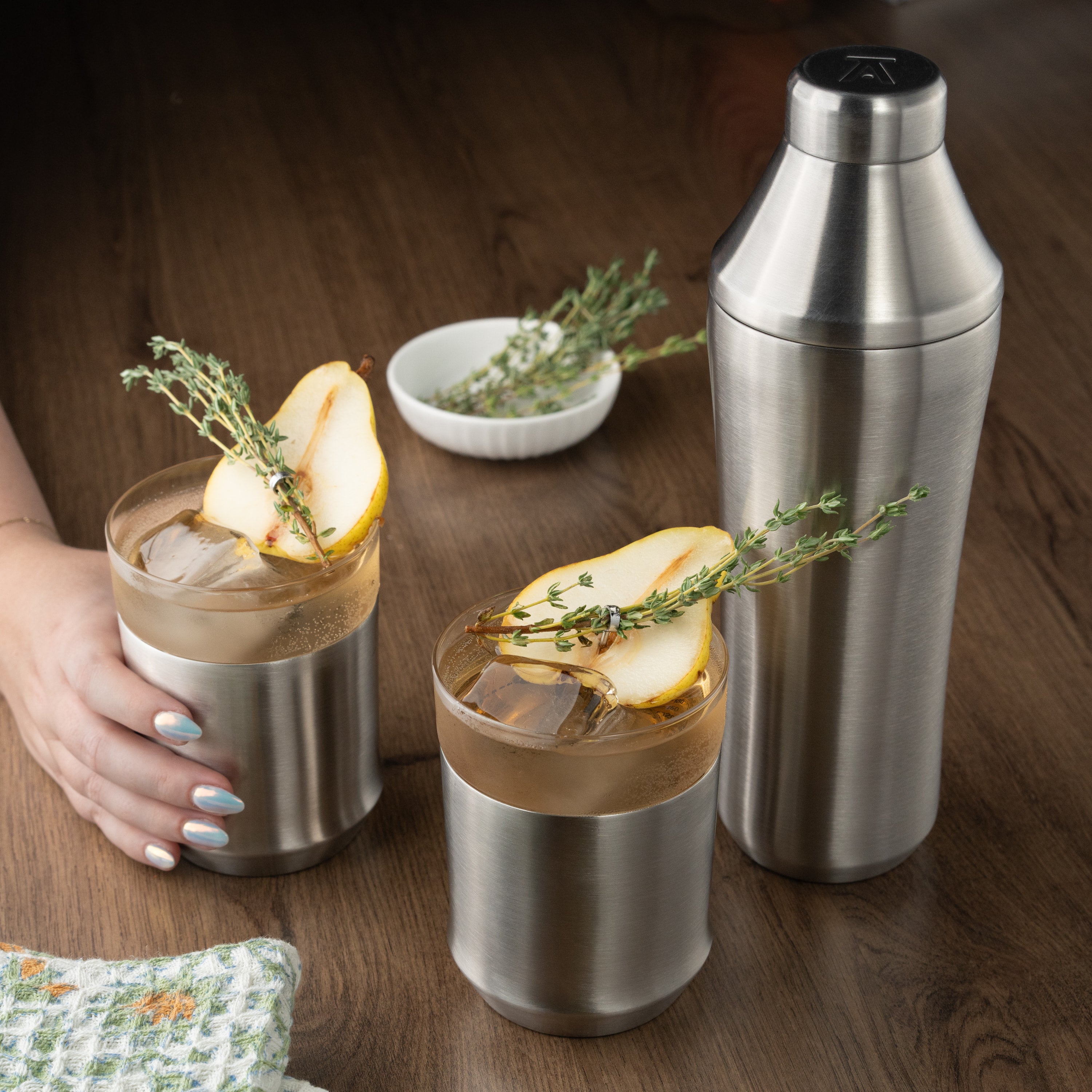 Spiced Pear Collins Recipe