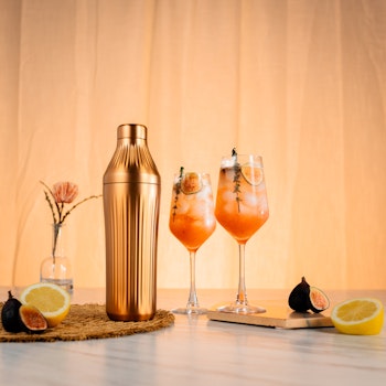 Sparkling Vanilla Fig Cocktail