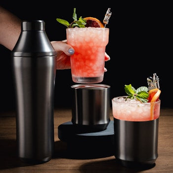 Blood Orange Bourbon Smash