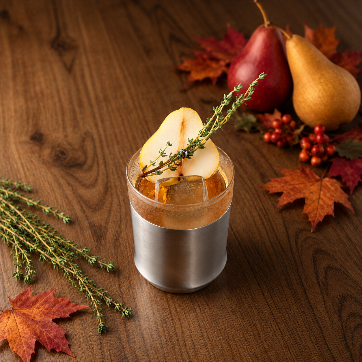 Spiced Pear Collins Recipe
