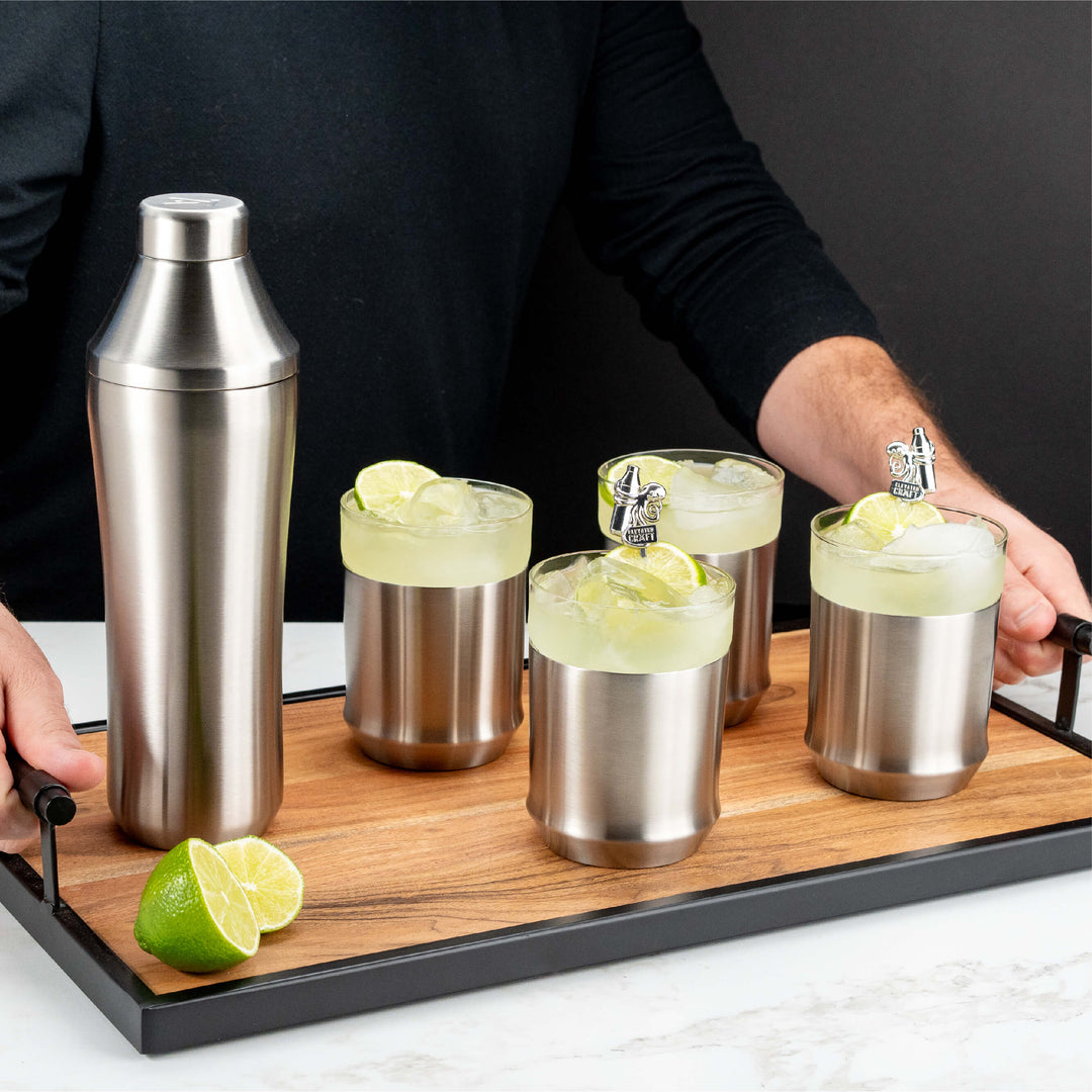 Elevated Craft Hybrid Cocktail Shaker - Premium Vacuum Insulated