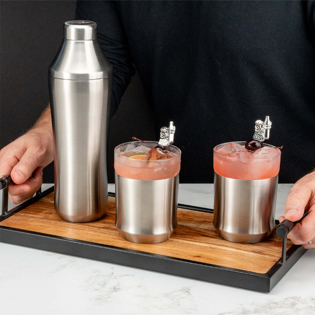 Elevated Craft professional cocktail shaker with integrated measuring top -  Geeky Gadgets