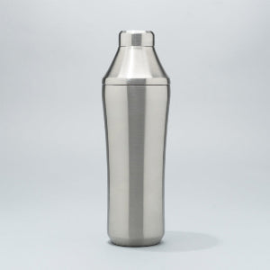 stainless steel Original Hybrid Cocktail Shaker on grey background