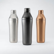 3 finishes of Elevated Craft Diamond Edition Hybrid Cocktail Shaker