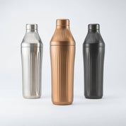 3 finishes of Elevated Craft Diamond Edition Hybrid Cocktail Shaker