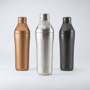 3 finishes of Elevated Craft Diamond Edition Hybrid Cocktail Shaker