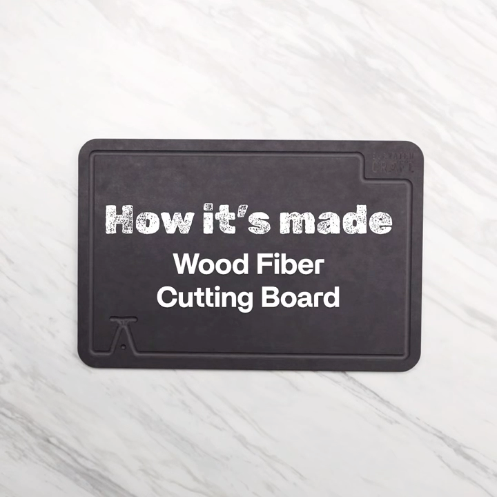 Video showing clips of a cutting board being made with a CNC router. 