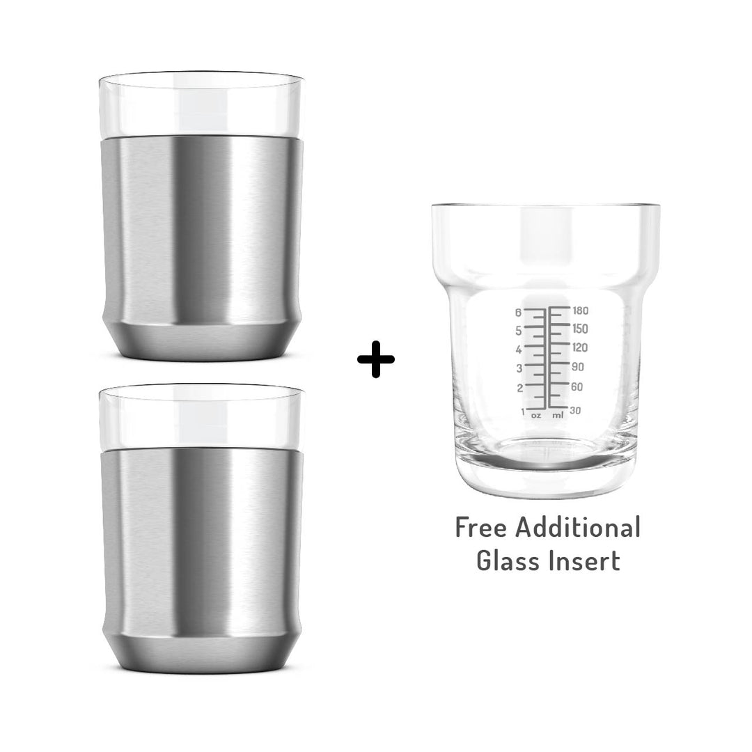 Self-Measuring Cocktail Glasses : Elevated Craft Hybrid Cocktail Glass